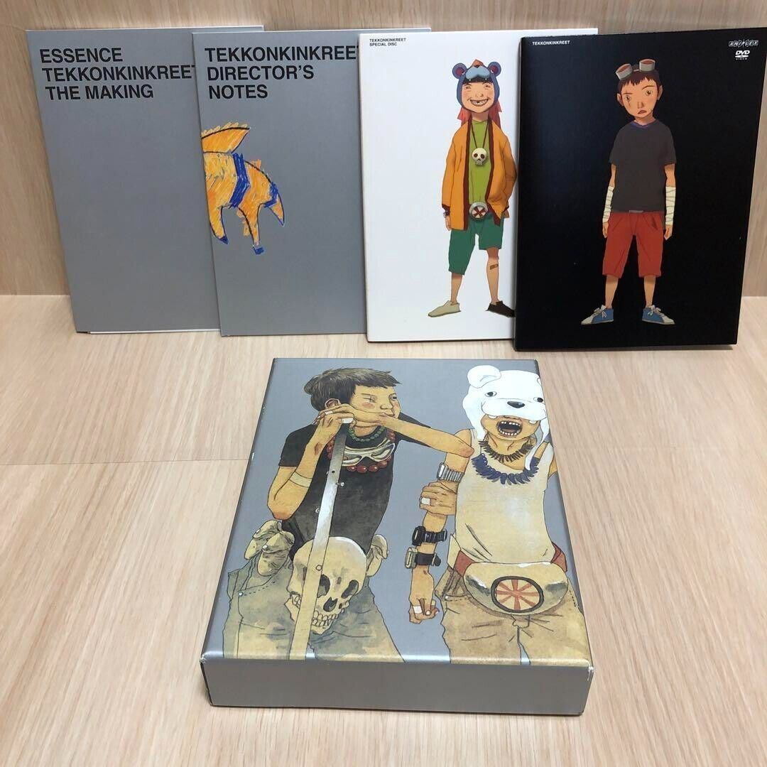 TEKKON KINKREET BLACK & WHITE DVD box complete production TEKKON KINKREET BLACK & WHITE DVD box complete production