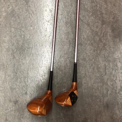 HONMA EXTRA 4 フェアウェイウッド 90 Vtg Honma Extra 90 Set Driver & 4 Fairway Persimmon Wood Graphite