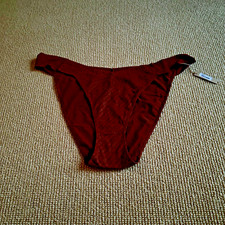 Skims Saffron Logo Mesh Cheeky Bikini, Size 4X NWT