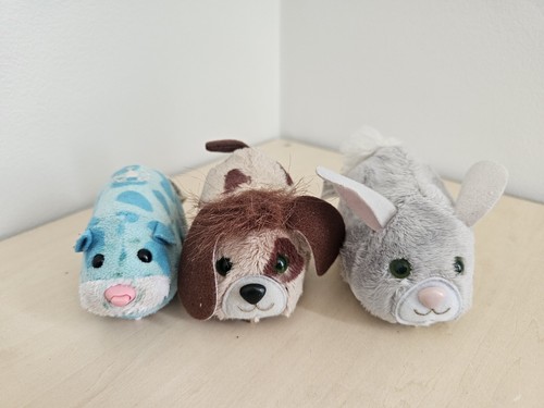 9 Zhu Zhu Mascotas Piel Amigos Reales Paquete Estuche de Transporte Hámster Hangout Batería Juguetes - Imagen 8 de 9