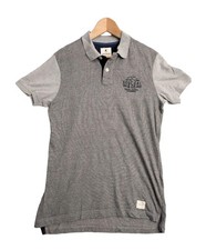 Soul Cal Mens Grey Polo Shirt Size M 60% Cotton 40% Polyester Regular Fit Used