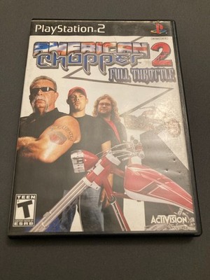 American Chopper 2: Full Throttle (Sony PlayStation 2, 2005) w/ manual - Tested