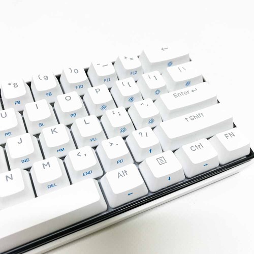 KEMOVE Snowfox 60% Clavier Gaming Mécanique QWERTY Bluetooth 5.1 - Photo 5/8