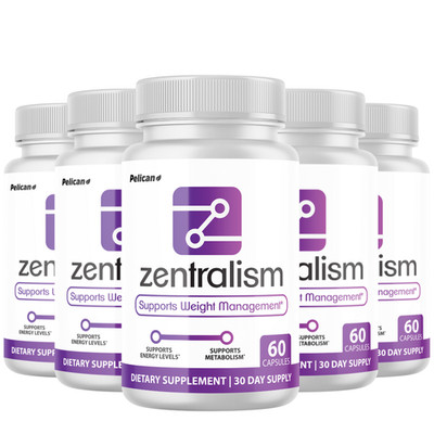 Zentralism- Metabolism Support, Weight Management Supplement- 5 Bottles