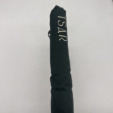 Vtg Wood 1990'S UMBRELLA FROM TSAR DE VAN CLEEF IN PARIS FOREST GREEN 36 INCHES