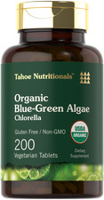 Chlorella Blue Green Algae 250mg 200 Capsules by Tahoe Nutritonals