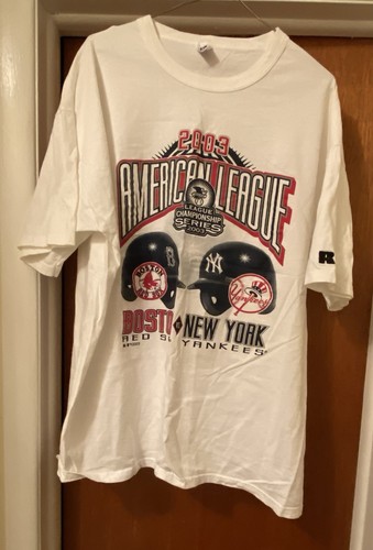 Russell Athletic Boston Red Sox vs Yankees2003 AL Championship SeriesT-Shirt XL