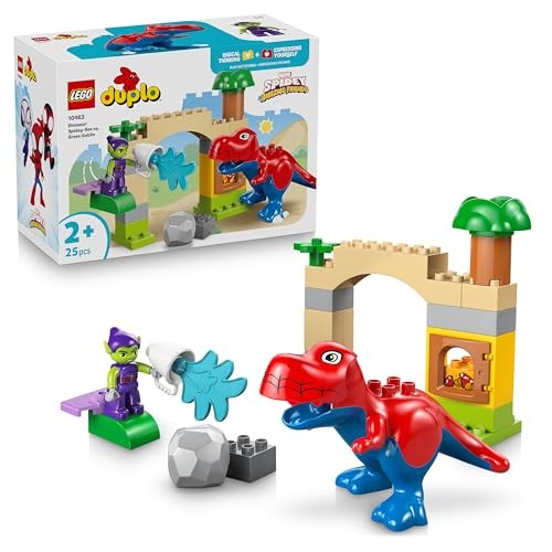 LEGO DUPLO Marvel Dinosauro Spidey-Rex vs. Goblin - Giocattolo per lo Sviluppo d foto 2