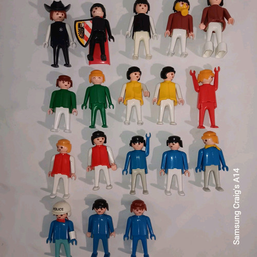 Vintage Playmobil Figuren Restposten Konvolut 18 Figuren (#3) - Bild 1 von 5