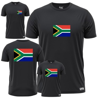 EAKS  Herren T-Shirt ''Südafrika Flagge'' Fahne Fanshirt South Africa Suid-Afrika