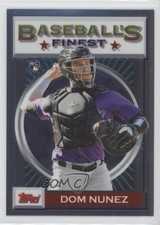 2020 Topps Finest Flashbacks Dom Nunez #77 00jz