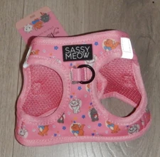 Disney The Aristocrats Sassy Meow Cat harness XSMALL PINK