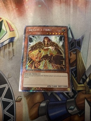 Majesty's Fiend (Platinum Secret Rare) RA04-EN216 Quarter Century Stampede...