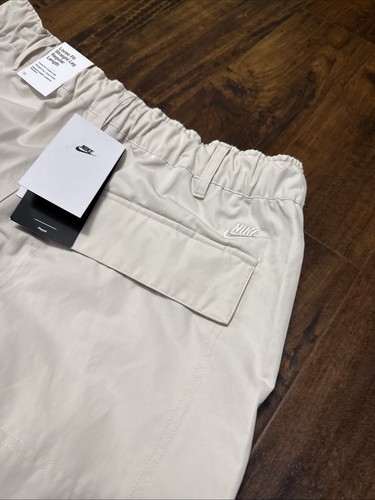 Pantalones de pierna recta calce suelto Nike Tech Repel FZ0710 de lona encerada para hombre M nuevos con etiquetas - Imagen 9 de 15