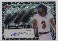 2023 Leaf Pro Set Metal Campus VIP Silver Mojo 15/20 Antwane Wells Jr Auto 9cf