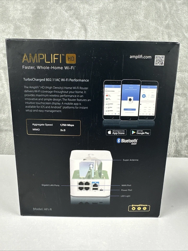 Ubiquiti AmpliFi HD Mesh Router 3x3 802.11AC AFI-R-US Open Box TESTED Complete - Image 3 of 4