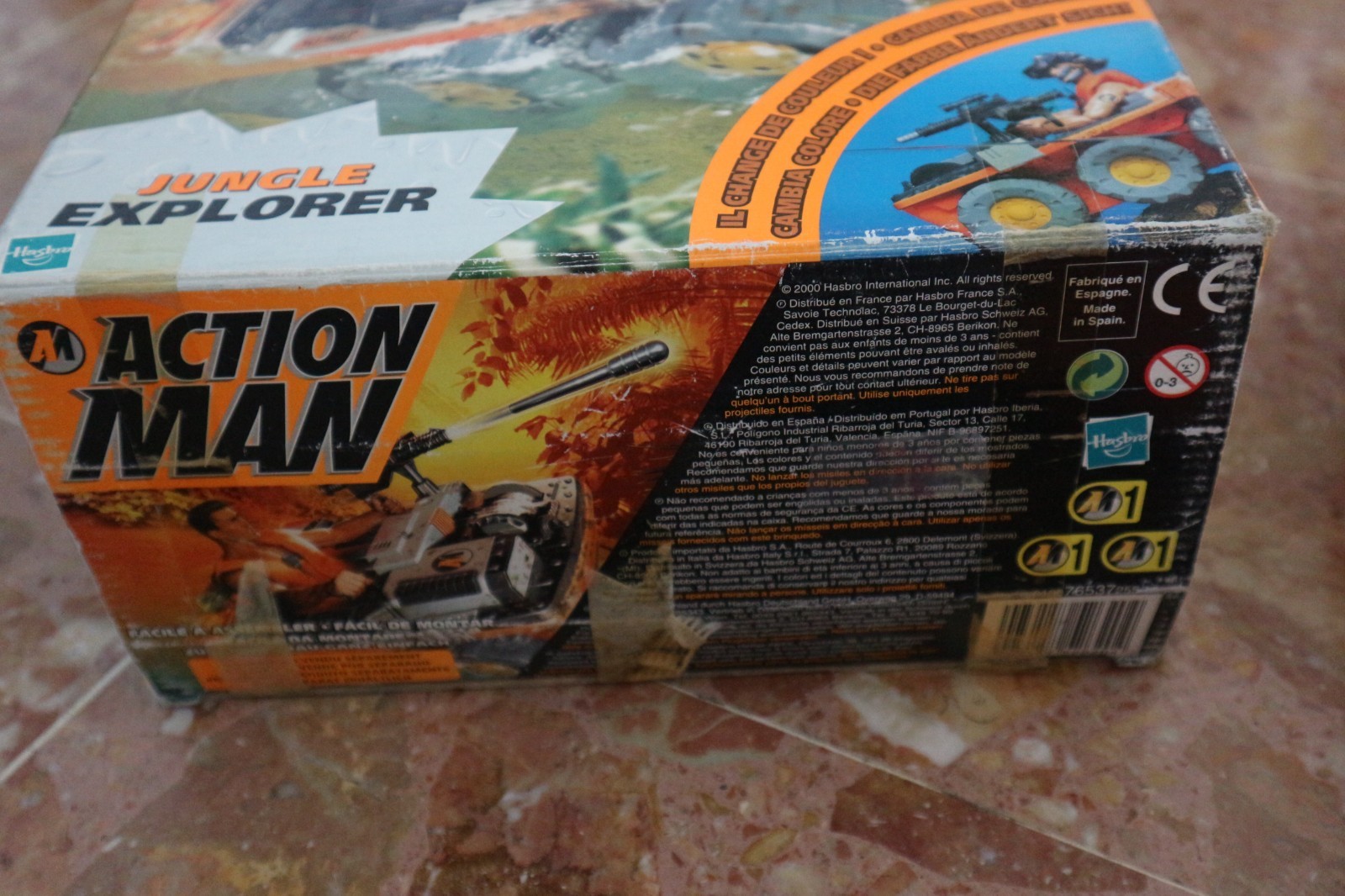 Hasbro ACTION MAN JUNGLE EXPLORER & SPACE EXPLORER Toy Boxed
