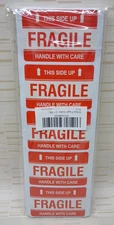 300 Fragile Stickers 2" x 3" This Side Up Label Sticker Handle With Care Mailing