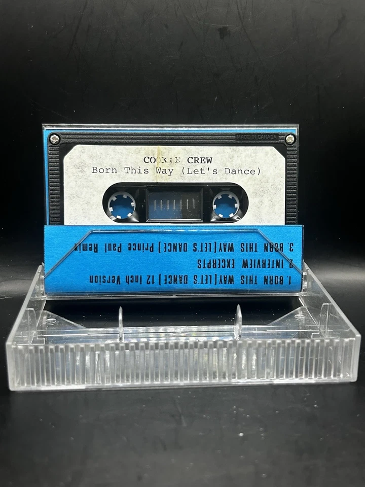 Cookie Crew - Born This Way [Let's Dance] 12" Remix + interview/cassette/rare - Image 3 of 4
