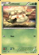 Pokemon Cottonee 14/149 Boundaries Crossed Non-Holo 2 Card Lot