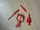 Vintage TMNT CHROME DOME original weapons 1990