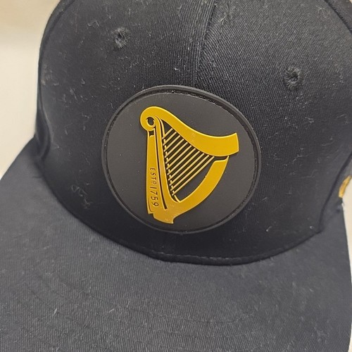 Guinness Snapback Hat – Made of More Black Adjustable Cap for Men – Beer Merch - Picture 2 of 7