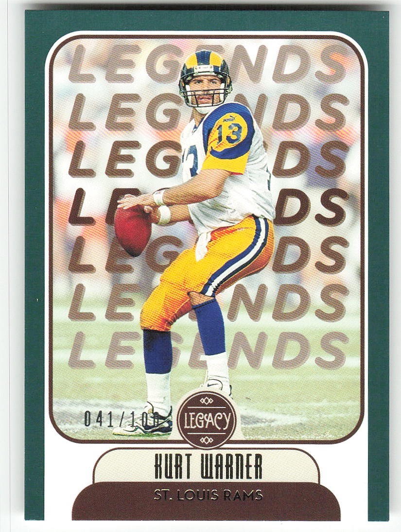 2021 Panini Legacy #102 Kurt Warner FOOTBALL St. Louis Rams