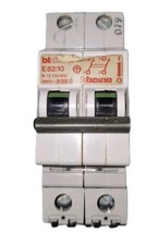 Interruttore magnetotermico Bticino Btdin 6 E82/10 (10A) 2 POLI. 