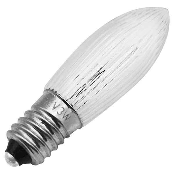 Weihnachts-Ersatzlampe E10 GlüHlampe Klar 12V 3W Warmweiß Dimmbar 1 StüCk-image