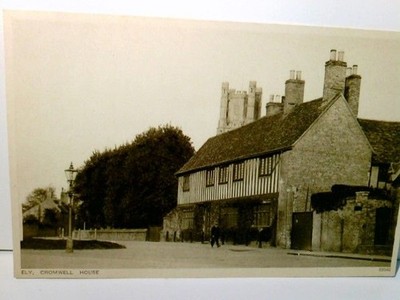 Ely. Cromwell House. Cambridgeshire. England. Alte Ansichtskarte / Postkarte s/w