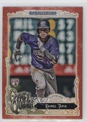 2017 Topps Gypsy Queen Red 8/10 Raimel Tapia #85 0w4w