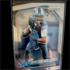 2022 Panini Prizm Premier Jerseys Jameson Williams Detroit Lions Football PJ-JW