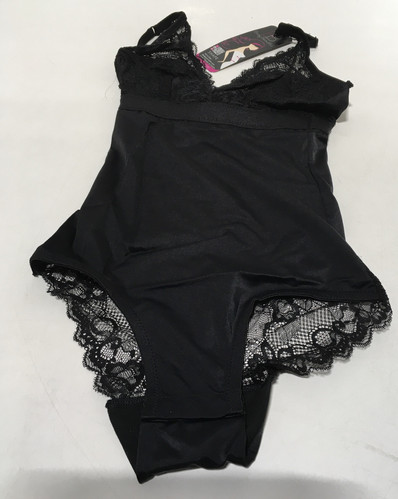 Body schöner Shapewear Damen sexy Spitzen Schlankmacher Body integrierter BH S/P - Bild 1 von 4