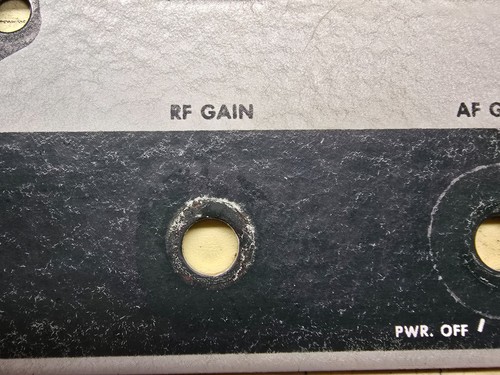 Heathkit HW-100 SSB Transceiver Radio Parts - Faceplate - Picture 12 of 19