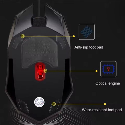 White RGB Gaming Mouse 5000 DPI | E-Sports Wired USB | Limited Edition Pro Gear - Picture 5 of 6