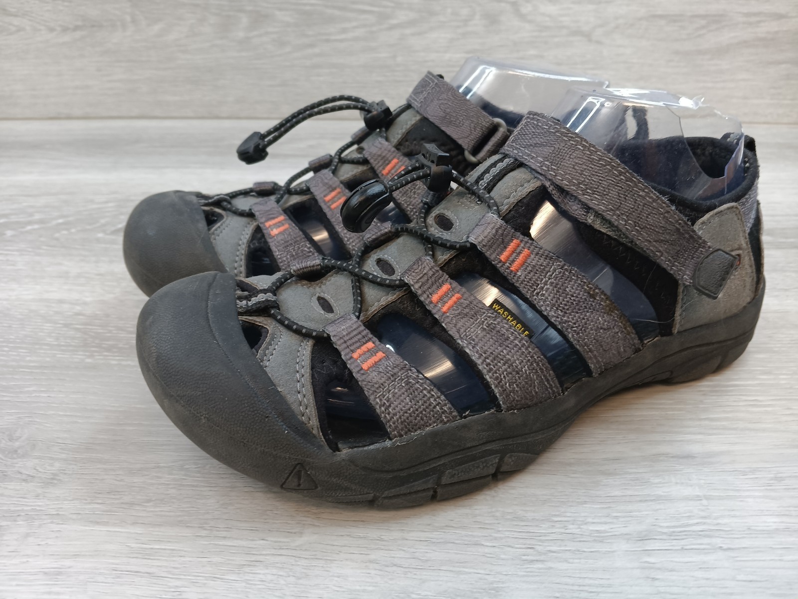 Keen Newport H2 Uomo 6 Grigio Tessuto Tomaia Slip On Impermeabile Escursionismo Saldal