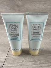 Mary Kay Satin Hands Nourishing Shea Hand Cream 3 oz Fragrance Free (Lot of 2)