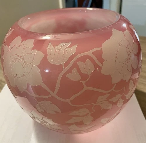 Steuben Rosaline Cased Vase