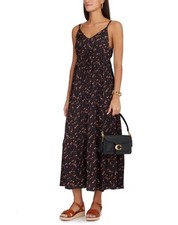 A.P.C. x Liberty Fabric Floral Print Antoinette Dress Black 38 uk 12