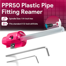 1/2-INCH HEAD PLASTIC PIPE FITTING REAMER PPR50
