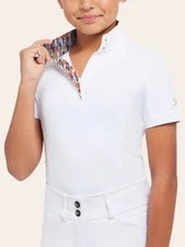 R.J. Classics Brynn Junior Girls Short Sleeve Show Shirt - Cats