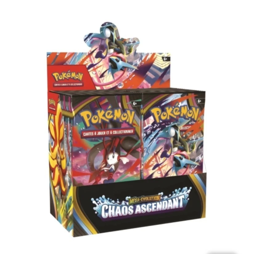 Préco cartes Pokémon Display 36 booster ME04 Méga-Évolution - Chaos Ascendant - Photo 1/1