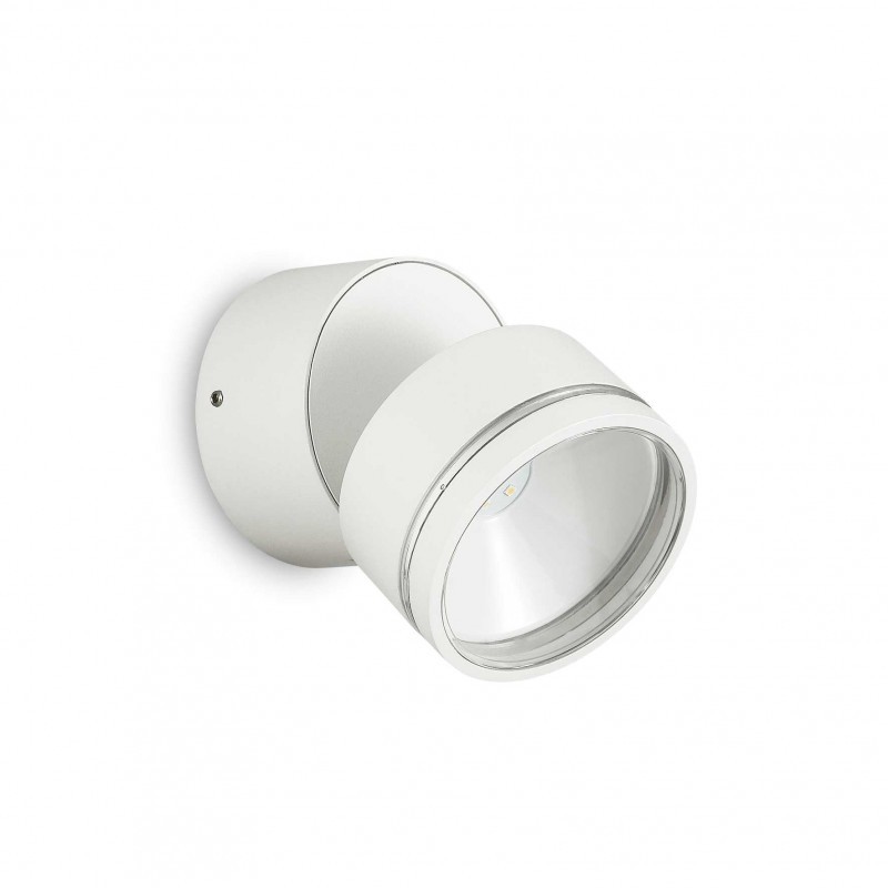 Ideal Lux OMEGA AP ROUND BIANCO 3000K: Lampada da Parete 6 Luci Design