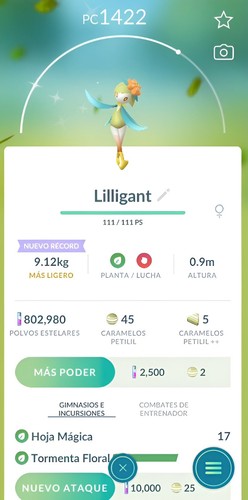 Brillante Liligant Hisuian | Registrado 20K Stardust | Tr-de Go✨ - Imagen 1 de 2