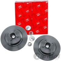 2X TRW Bremsscheiben 274Mm Voll Hinten Passend FÜR Renault Grand ScÉNic |