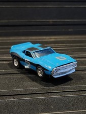 Vintage Aurora AFX Slot Car Javelin AMX Trans Am 1906 In Blue Nice Zzz