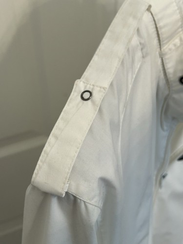Members Only Jacket Vintage Men's Zip Bomber Cafe White 1980s Size - Picture 7 of 12