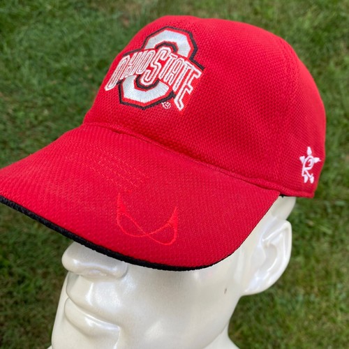 Ohio State Buckeyes Hat Fitted Adult REV UFORM Red Black Football Reversible Cap - Picture 2 of 15
