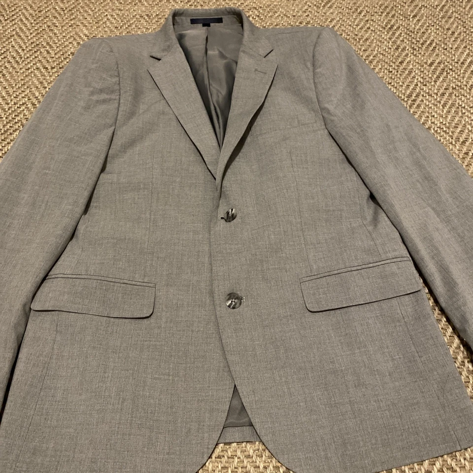 Jos A. Traje gris niño Bank 1905 - Abrigo y pantalón talla: 16 juvenil Foto 2 de 4