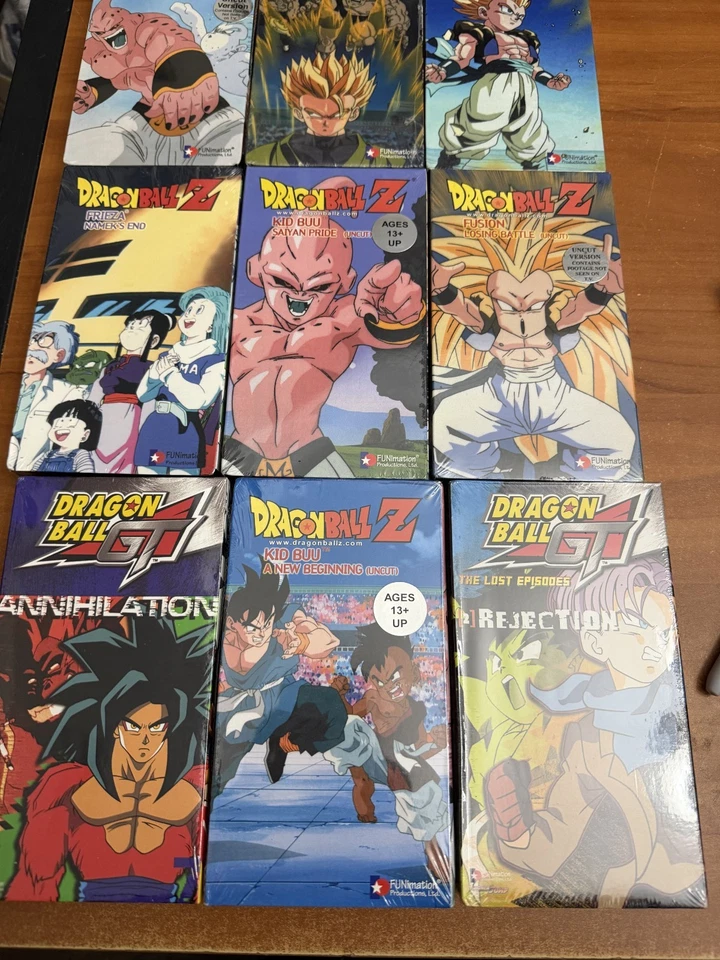 Vintage Dragonball Dragon Ball Z factroy sealed VHS lot FUNmation Anime Foto 3 de 4